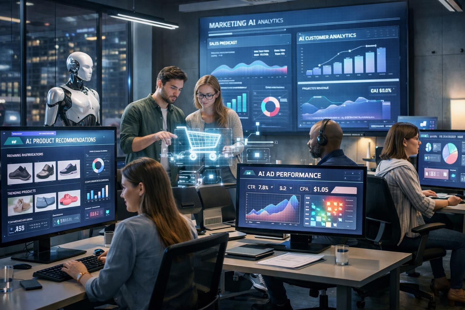 erfahren sie, ob künstliche intelligenz (ki) in der lage ist, e-commerce-marketingteams zu ersetzen und welche vorteile sowie herausforderungen damit verbunden sind.