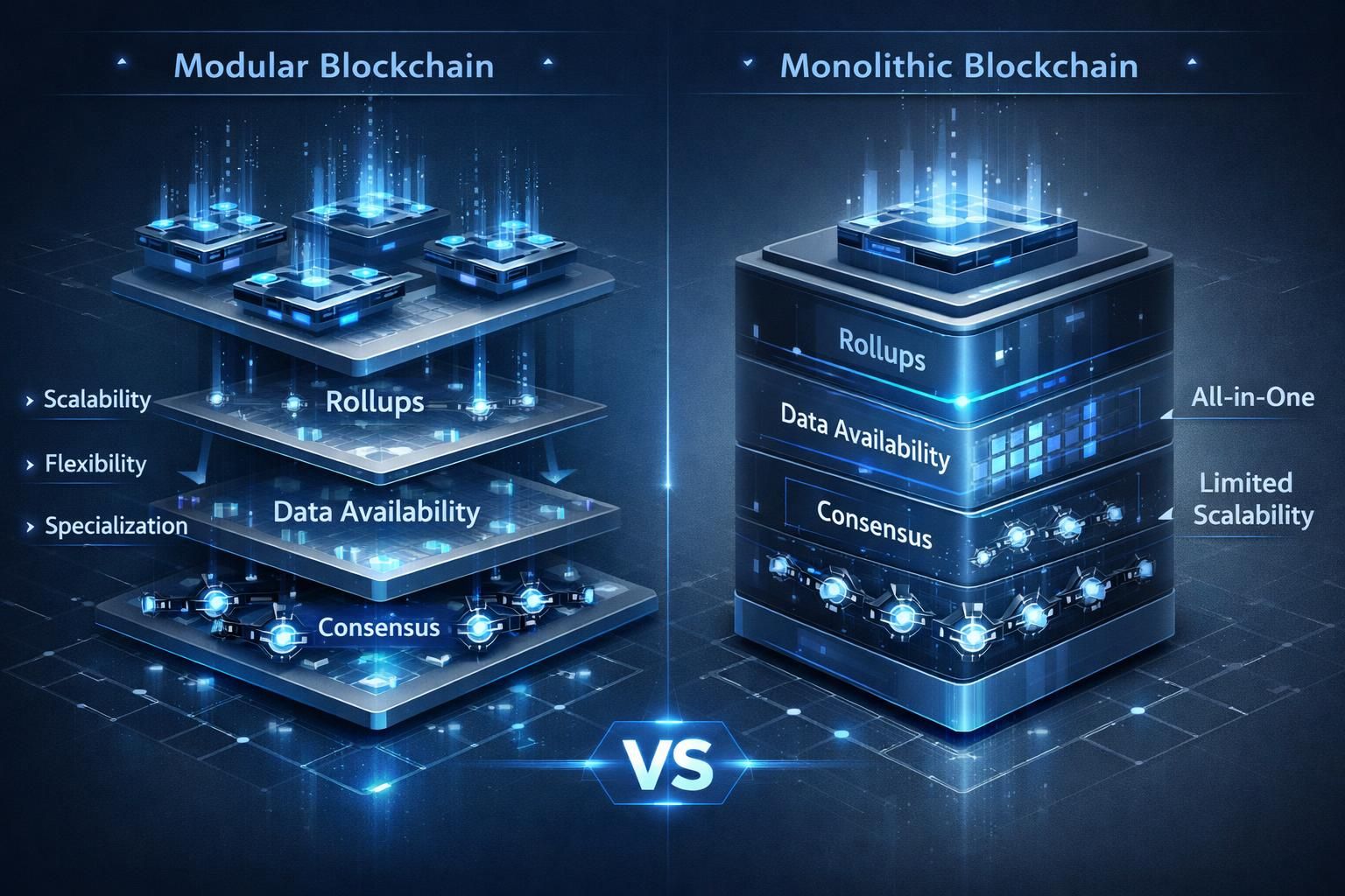 erfahren sie, ob modulare blockchains klassische monolithische architekturen in leistung und flexibilität übertreffen können. eine detaillierte analyse der vorteile und herausforderungen modularer ansätze in der blockchain-technologie.
