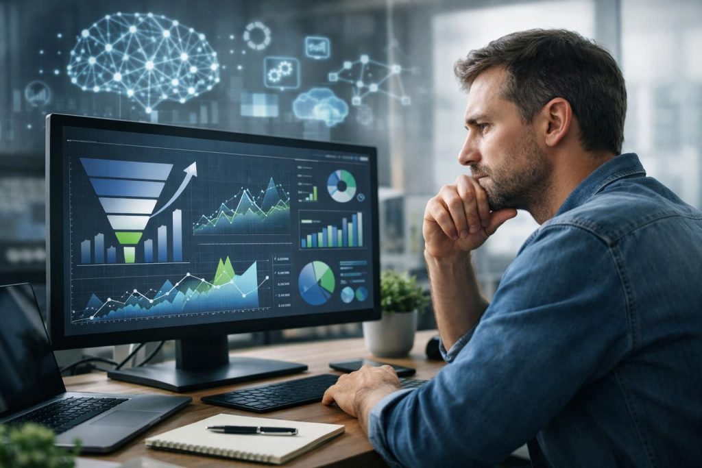 entdecken sie, ob künstliche intelligenz wirklich die conversion verbessert oder lediglich mehr rauschen erzeugt. eine tiefgehende analyse der effektivität von ki im marketing.